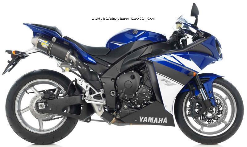 echappement moto YAMAHA R1 2009 leovince ovale